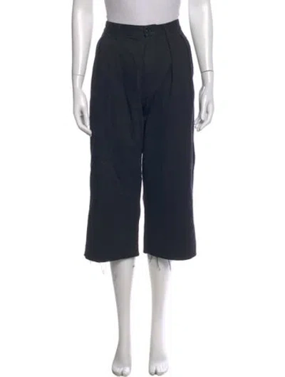 Pre-owned Denimist Wide Leg Pants In Black