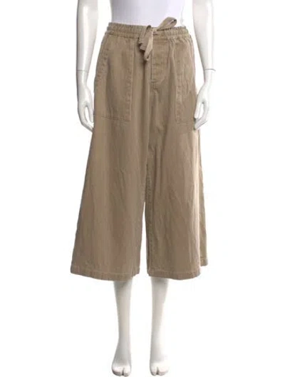 Pre-owned Denimist Wide Leg Pants In Neutral