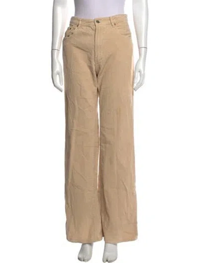 Pre-owned Denimist Wide Leg Pants In Neutrals