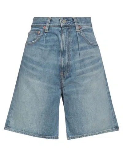 Denimist Woman Denim Shorts Blue Size 27 Cotton