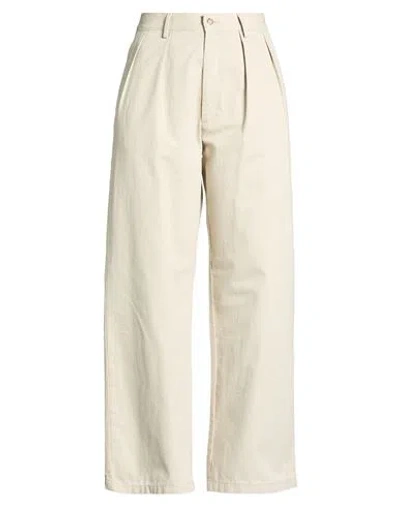 Denimist Woman Pants Light Grey Size 29 Cotton In Neutral