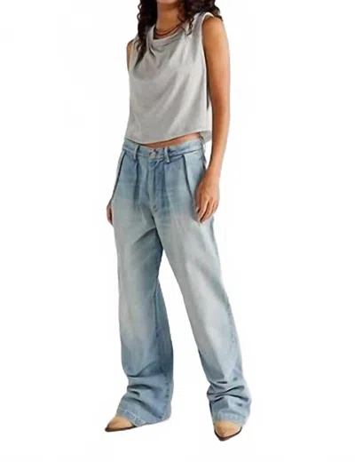 Denimist Women's Blair Pleat Jeans In Blue