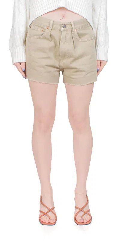 DENIMIST WOMEN'S BROOKE SHORT IN VINTAGE KHAKI