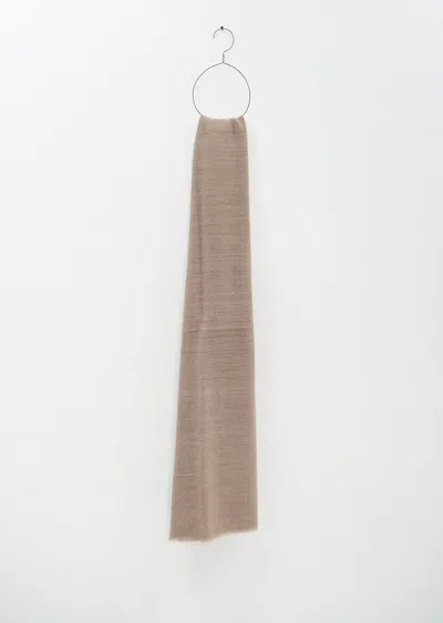 Denis Colomb Annapurna Cashmere Stole In Brown