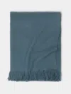 Denis Colomb Cashmere Blanket (79in/2m) In Blue