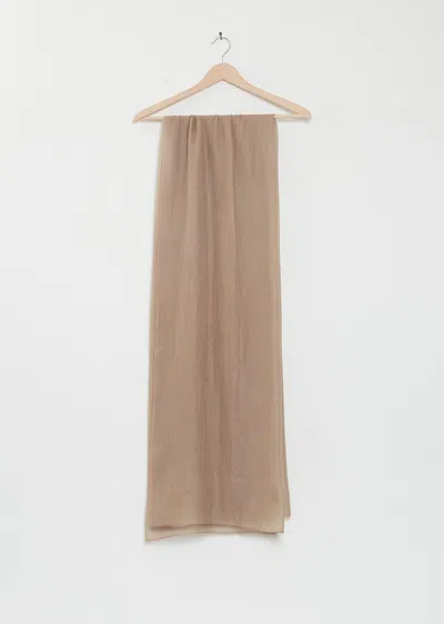 Denis Colomb Cashmere Cloud Stole In Brown