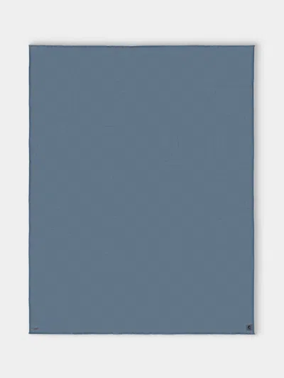 Denis Colomb Cashmere Throw (79in/2m) In Blue