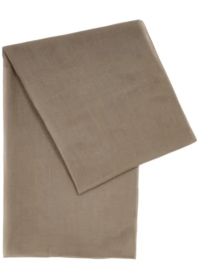 Denis Colomb Cloud Cashmere Scarf In Taupe