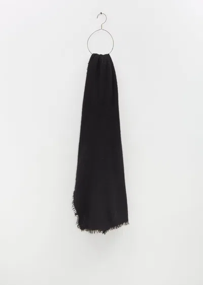 Denis Colomb Fuzzy Feutre Cashmere Shawl In Black