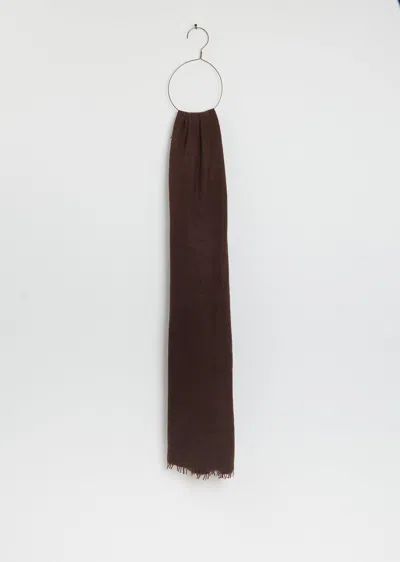 Denis Colomb Fuzzy Feutre Cashmere Shawl In Brown