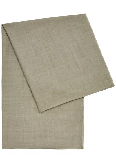 Denis Colomb Georgia Silk Scarf In Gray