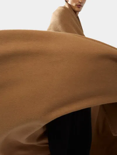 Denis Colomb Gobi Stitched-edge Camel Wool King-size Blanket  Abask Luxury Gift