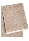 Denis Colomb Hokkaido Cotton-blend Scarf In White And Grey