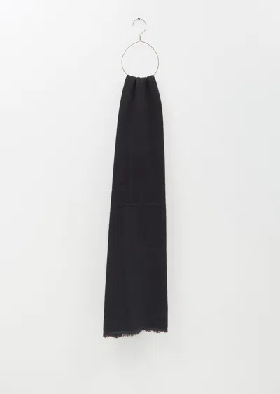 Denis Colomb Hokkaido Melange Cashmere Stole In Black