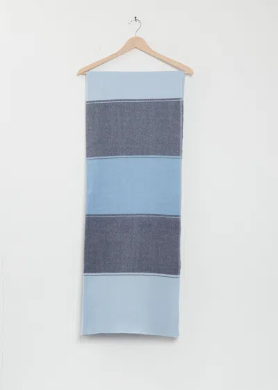Denis Colomb Monsoon Stripe Cashmere Silk Throw