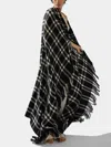 Denis Colomb Nara Cashmere Blanket (79in/2m) In Black
