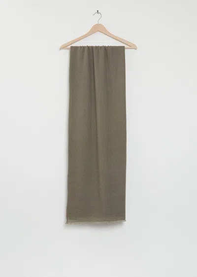 Denis Colomb Nomad Cashmere Travel Blanket In Green