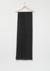 Denis Colomb Nuage Cashmere Shawl In Black