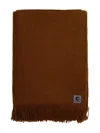 Denis Colomb Nubby Fringed Nomad Blanket In Brown
