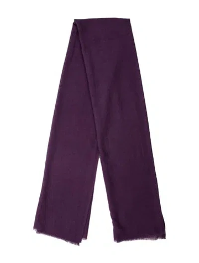 Pre-owned Denis Colomb Scarf In Purple