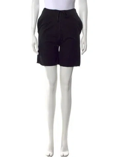Pre-owned Denis Colomb Silk Mini Shorts W/ Tags In Black