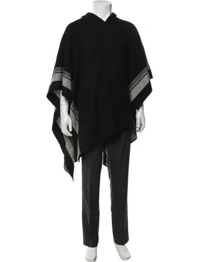 Pre-owned Denis Colomb Striped Crew Neck Pullover In Black