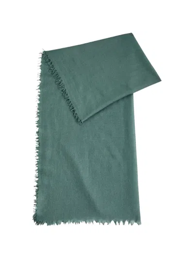 Denis Colomb Summer Breeze Cashmere Scarf In Green