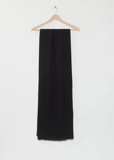 Denis Colomb Summer Kiri Cashmere Stole In Black