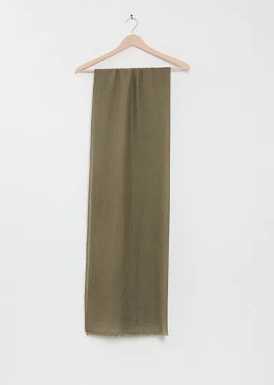 Denis Colomb Summer Lung Ta Cashmere Stole In Green