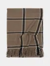 Denis Colomb Tamba Cashmere Blanket (89in/2.3m) In Brown