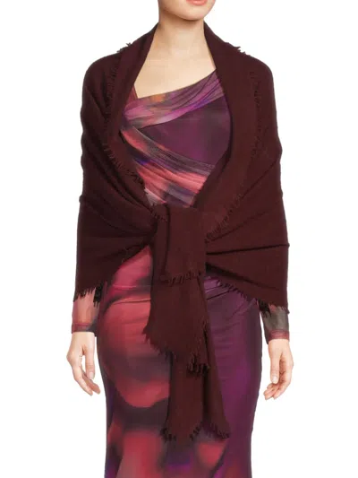 Denis Colomb Women's Fuzzy Feutre Shawl