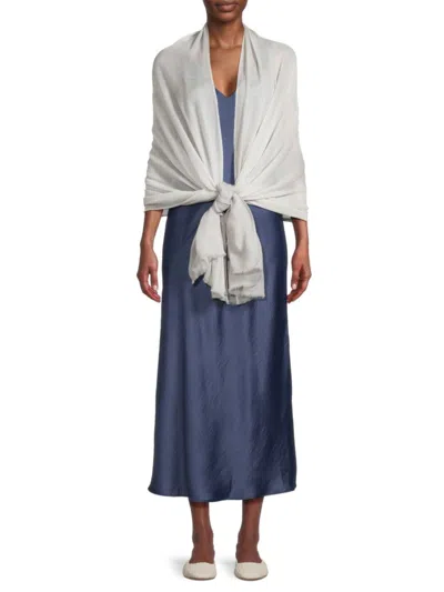 Denis Colomb Women's Summer Kiri Cashmere Shawl In Light Grey