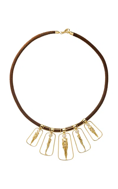 Denise Cassou 18k Yellow Gold Women Necklace In Gold