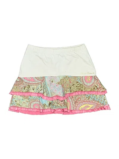 Pre-owned Denise Cronwall Active Skort In White