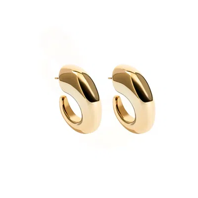 Denise Pacini Women's Camila Chunky Open Hoops Gold