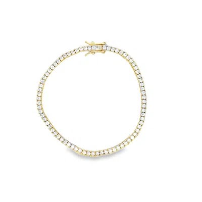 Denise Pacini Women's Cynthia Classic Gold Tennis Bracelet