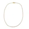Denise Pacini Women's Cynthia Classic Gold Tennis Necklace