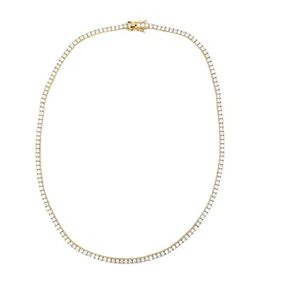 Denise Pacini Women's Cynthia Classic Gold Tennis Necklace