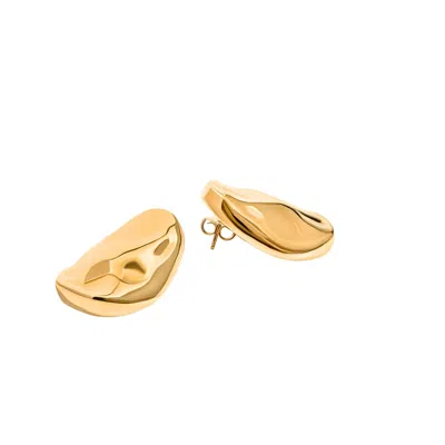 Denise Pacini Women's Gold Claudia Geometric Oversized Statement Earrings