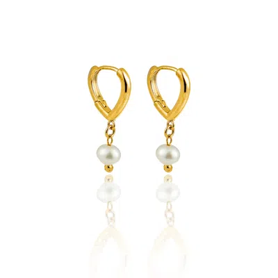 Denise Pacini Women's Gold Freshwater Pearl Dangle Drop Earrings