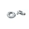 Denise Pacini Women's Mary Oversized Statement Stud Earrings Silver