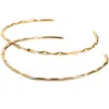 Denise Pacini Women's Sabrina Stackable Geometric Pyramid Open Choker Gold