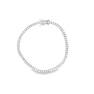 Denise Pacini Women's Silver Cynthia Classic Tennis Bracelet