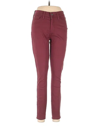 Pre-owned Denizen From Levi's Casual Pants In Burgundy