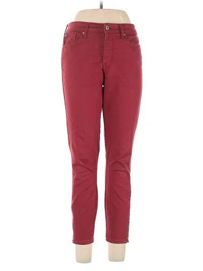 Pre-owned Denizen From Levi's Jeggings In Red