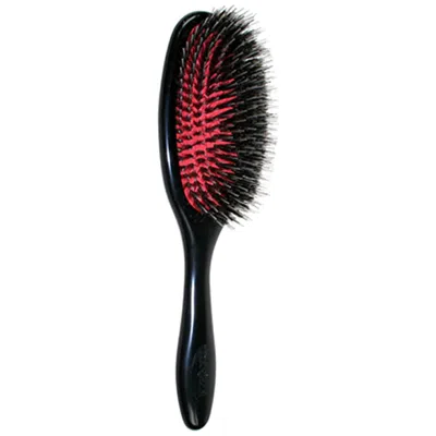 Denman D81m Medium Finishing Brush With Mixed Bristle In White