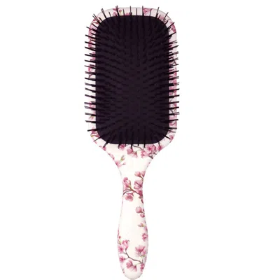 Denman D90l Tangle Tamer Hairbrush In Cherry Blossom Print