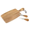 Denmark 3-pc. Wood Cheese Board And Knife Set In Sand