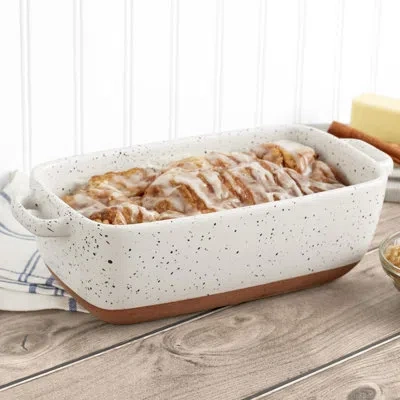 Denmark 5.39'' X 11.5'' Stoneware Loaf Pan In White
