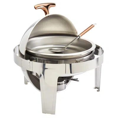 Denmark Celebrations 6.3 Qt. Round Stainless Steel Chafing Dish 5 Piece